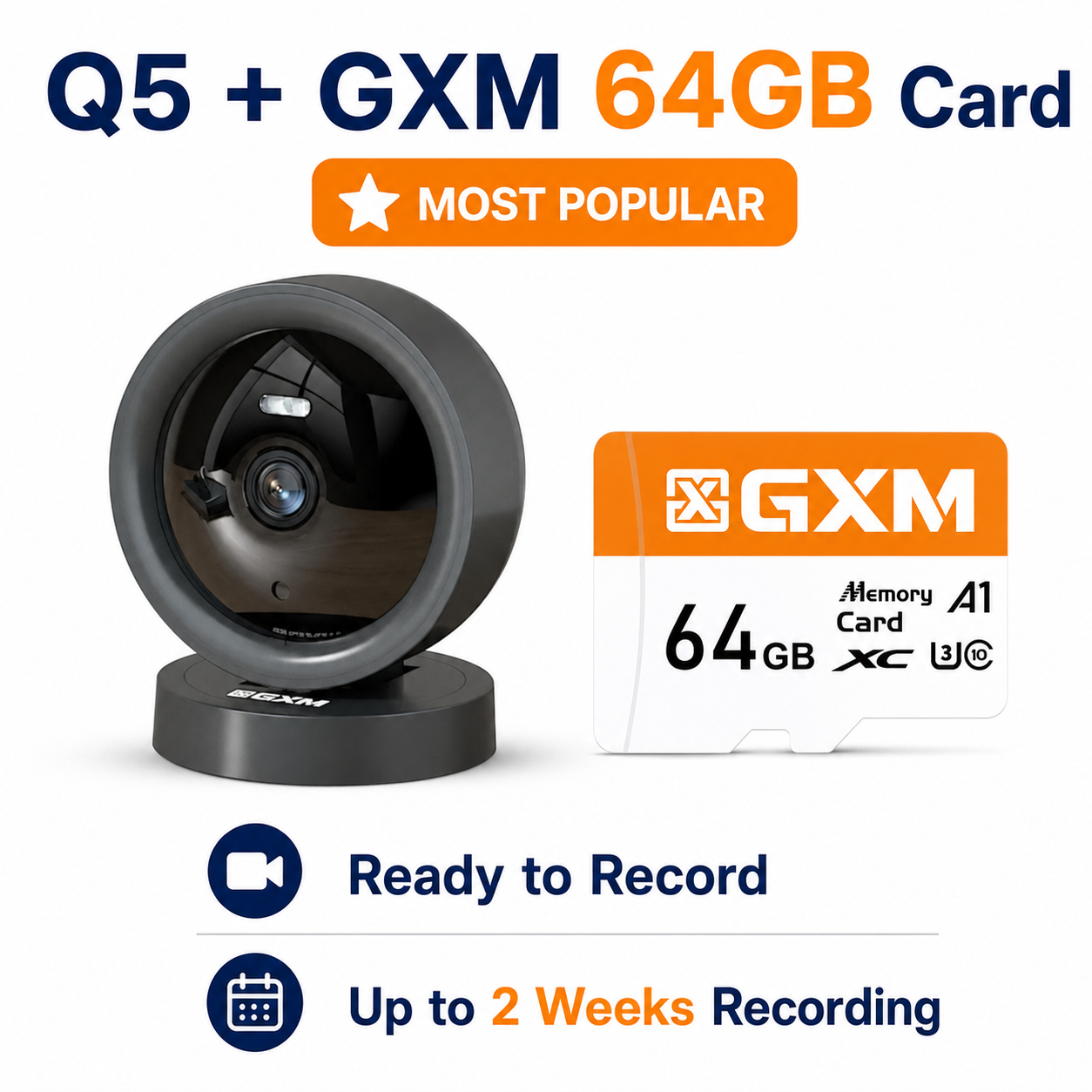 GXM Q5 3K Smart Camera CCTV 5MP Dual Band 5G 2.4G Magnetic 3M Tape Base Built-in Light Security Home IP Camera