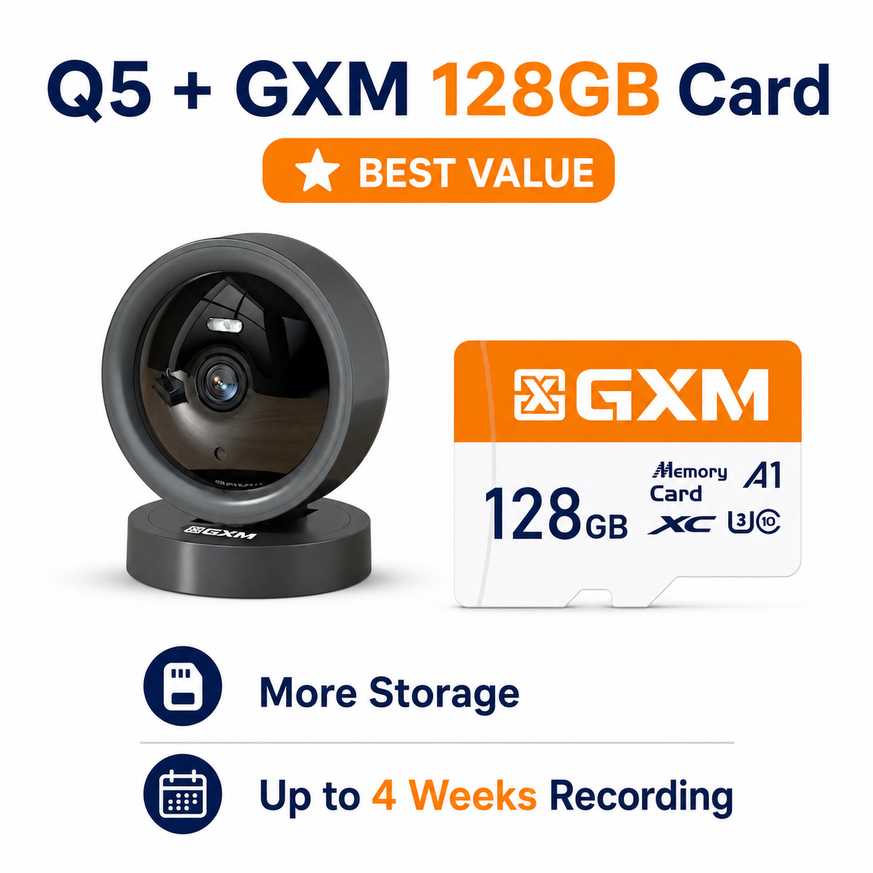 GXM Q5 3K Smart Camera CCTV 5MP Dual Band 5G 2.4G Magnetic 3M Tape Base Built-in Light Security Home IP Camera