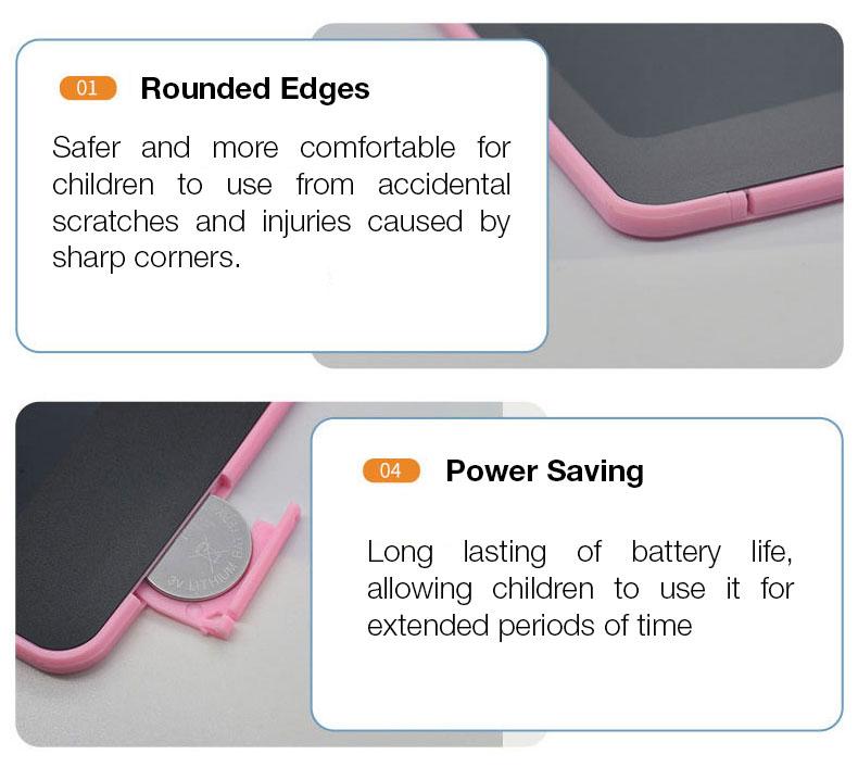 GXM LCD Writing Tablet Board 8.5 12 16 inch Draw Sensitively and Delicately comes with a writing pen easy to operate and clean for children