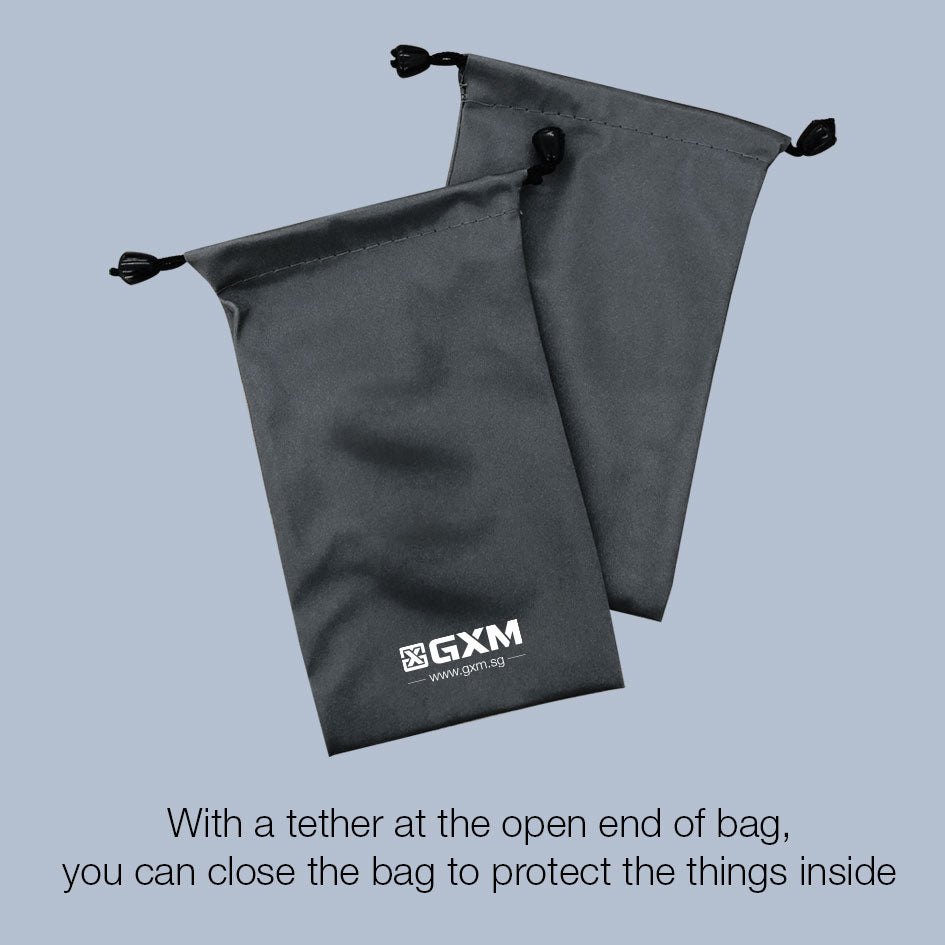 GXM Pouch Bag Cover Water-resistance Mesh for Mobile Phone Power Bank USB Cable Charger