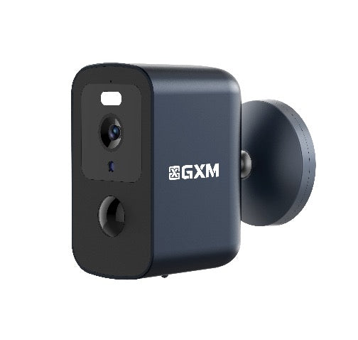 GXM GO5 4G LTE Security Wireless Camera 3K 5MP SIM Card Battery Powered AI Human Detection IP66 Outdoor No WiFi Required