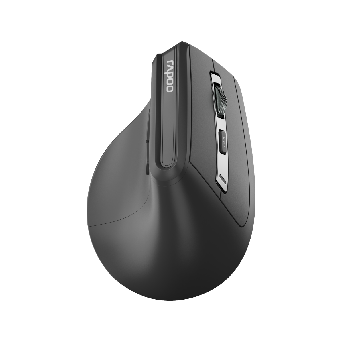 RAPOO EV310M Vertical Ergonomic Wireless Mouse | Bluetooth 3.0/5.0 & 2.4GHz | 2400 DPI | Dual Device | 9 Months Battery