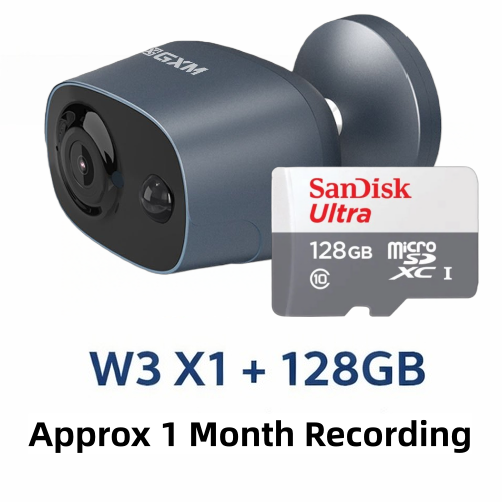 GXM W3 Pro Wireless Battery Camera – 2K Home Security Camera with Motion Detection & Night Vision