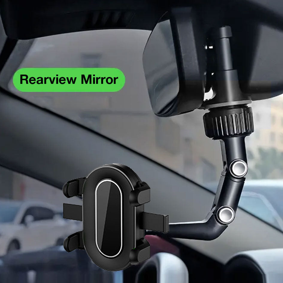 GXM K4 Car Phone Holder Universal Clip Cellphone Holder Up to 7.2inches 360° Ball Joint For Kitchen Study Car Watching
