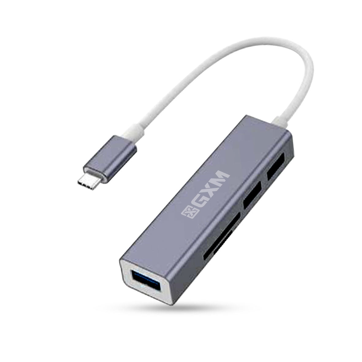 GXM 5 IN 1 Mult-function Hub Type-C Hub 3x USB 3.0 1x SD TF Card Slot Laptop Mobile Phone 9597