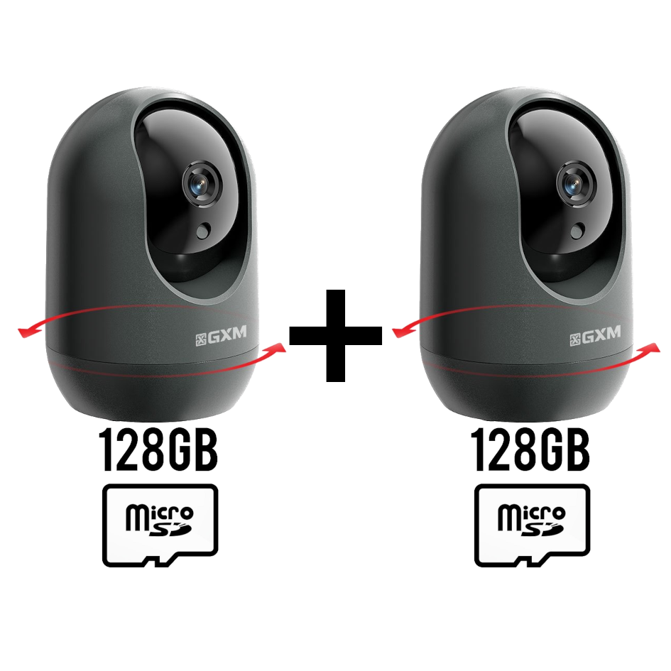 GXM P5 3K Smart Camera CCTV 5 MP Ultra Clear 5G 2.4G 24/7 Recording Rotation Apps Control Motion Detection Tracking