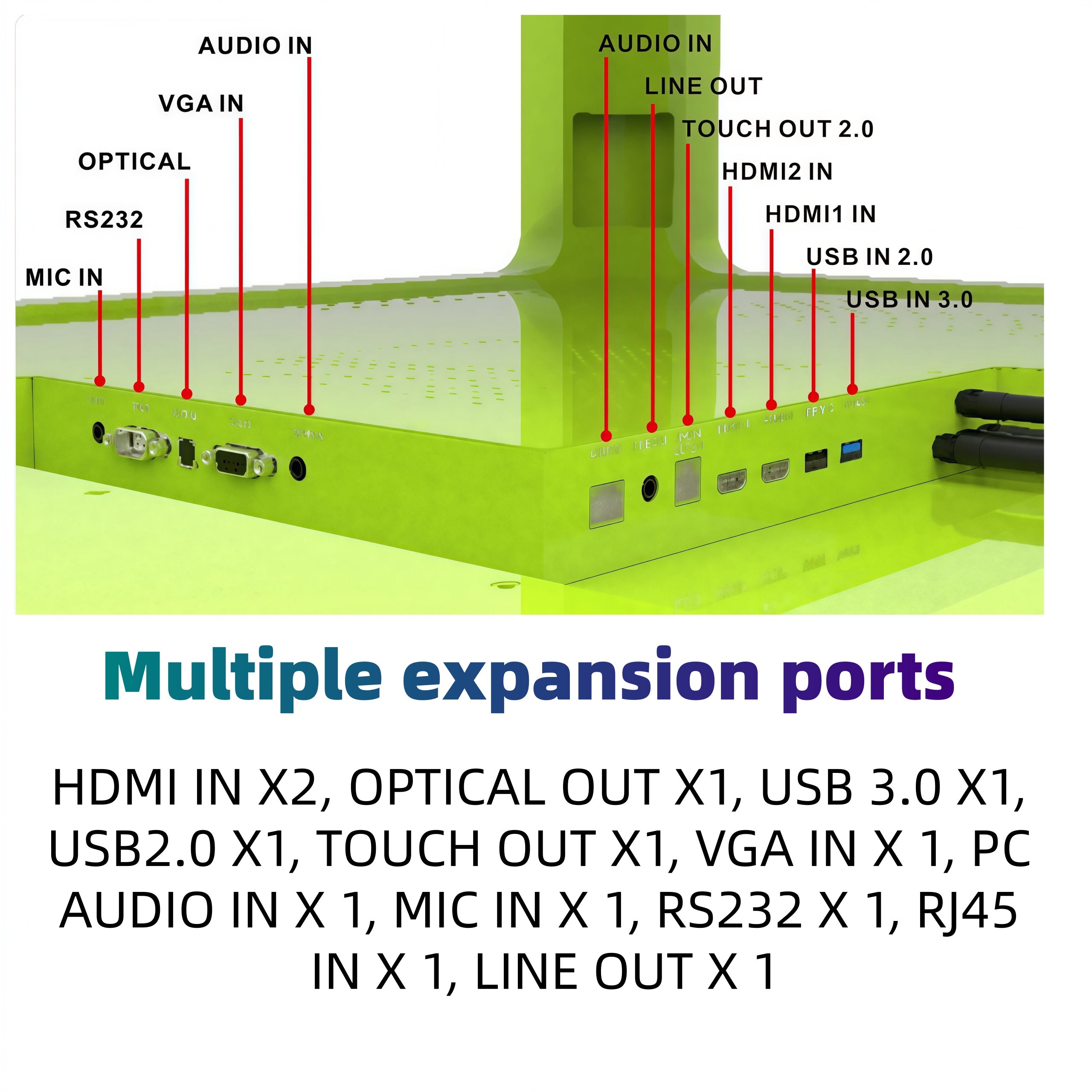 GXM 43” 4K Interactive Touch Table Touch Screen TV 10-Point Capacitive Touch, Android 13, Anti-Glare Tempered Glass, Waterproof, Multi-User Smart Display for Education, Business & Retail