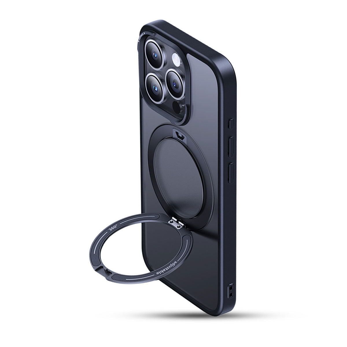 Baseus IPhone 15 Pro Max CyberLoop Magnetic Phone Case for iP 15 Frosted Black