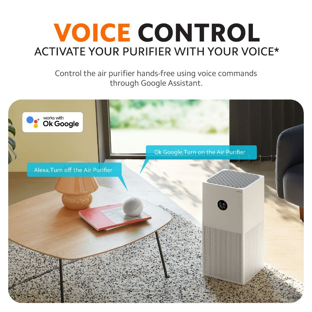 Xiaomi Smart Air Purifier 4 Lite | Dust & Pollen Filtration | Smart Control | OLED Display