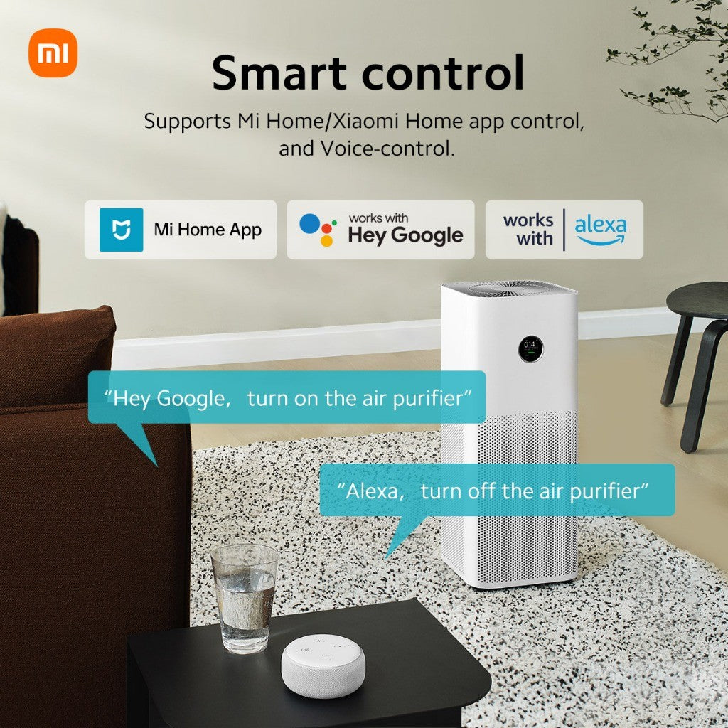 Xiaomi Smart Air Purifier 4 Pro Pet-hair pollen filtration OLED display Effective coverage area of 35-60m² App Control