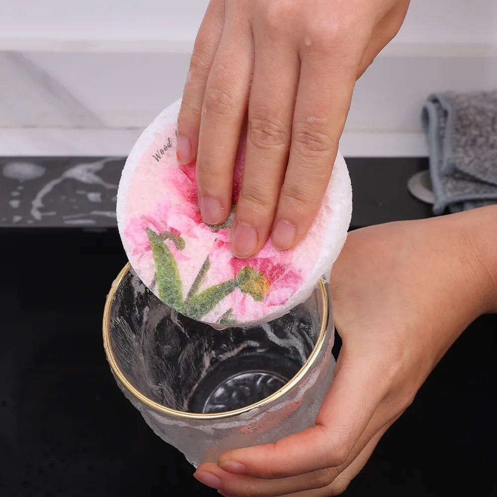 GXM Magic Cleaning Cloth Sponge Dishwasher Sponge for Kitchen Dishwashing Sponge Easy to Clean