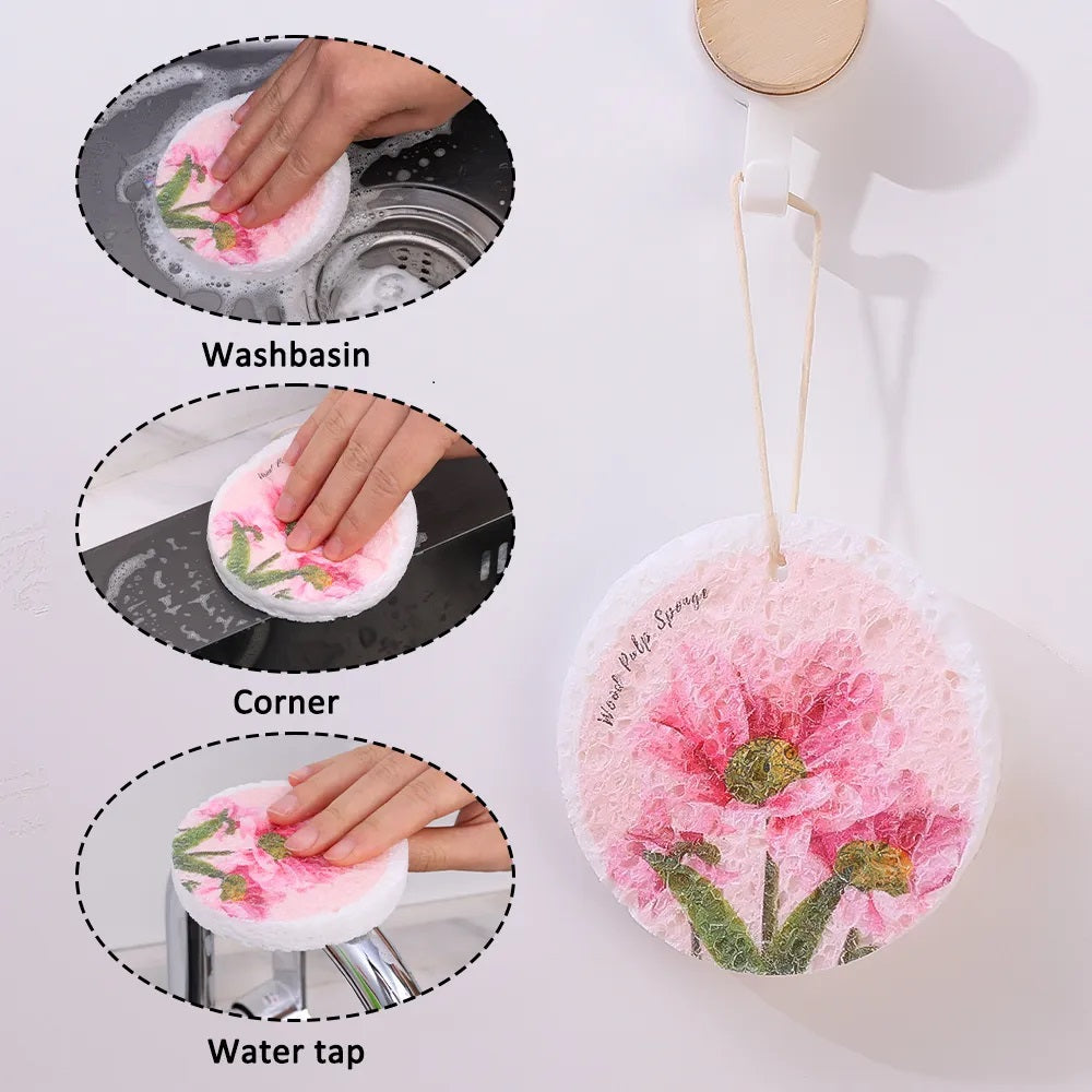 GXM Magic Cleaning Cloth Sponge Dishwasher Sponge for Kitchen Dishwashing Sponge Easy to Clean