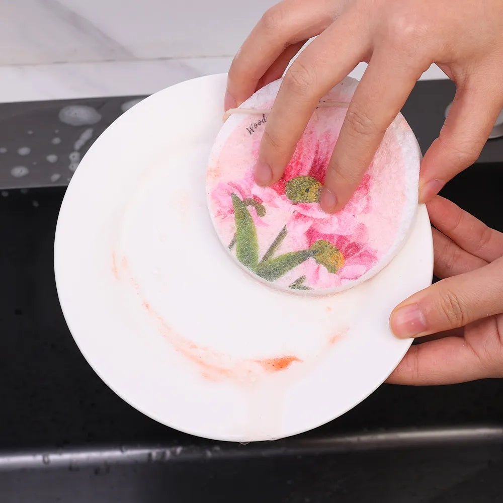 GXM Magic Cleaning Cloth Sponge Dishwasher Sponge for Kitchen Dishwashing Sponge Easy to Clean