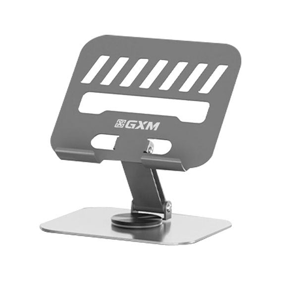 GXM Tablet Stand Metal Stand 360 Rotation Foldable Design for iPad
