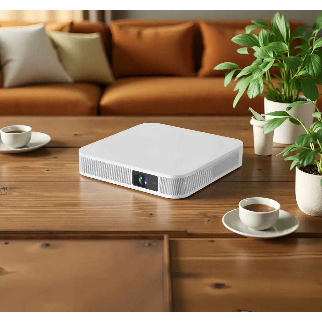GXM S500 4K Mini Projector Smart Android Wi-Fi Portable DLP Built in 15000 mAh Led Rechargeable Portable Projector