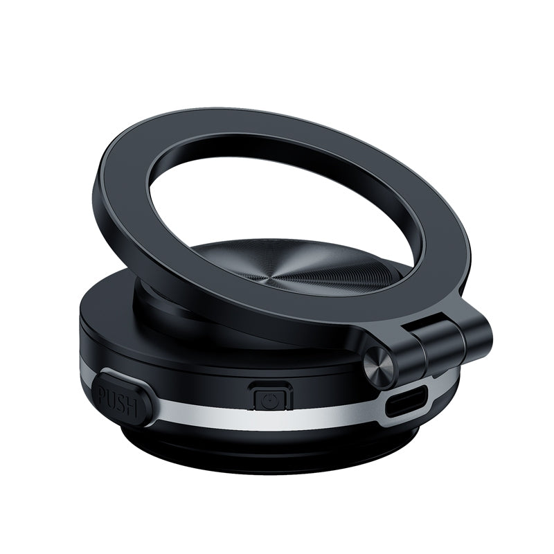 Premium Electric Vacuum Suction Magnetic Magsafe Car Phone Holder Mount Stand 360 Rotation