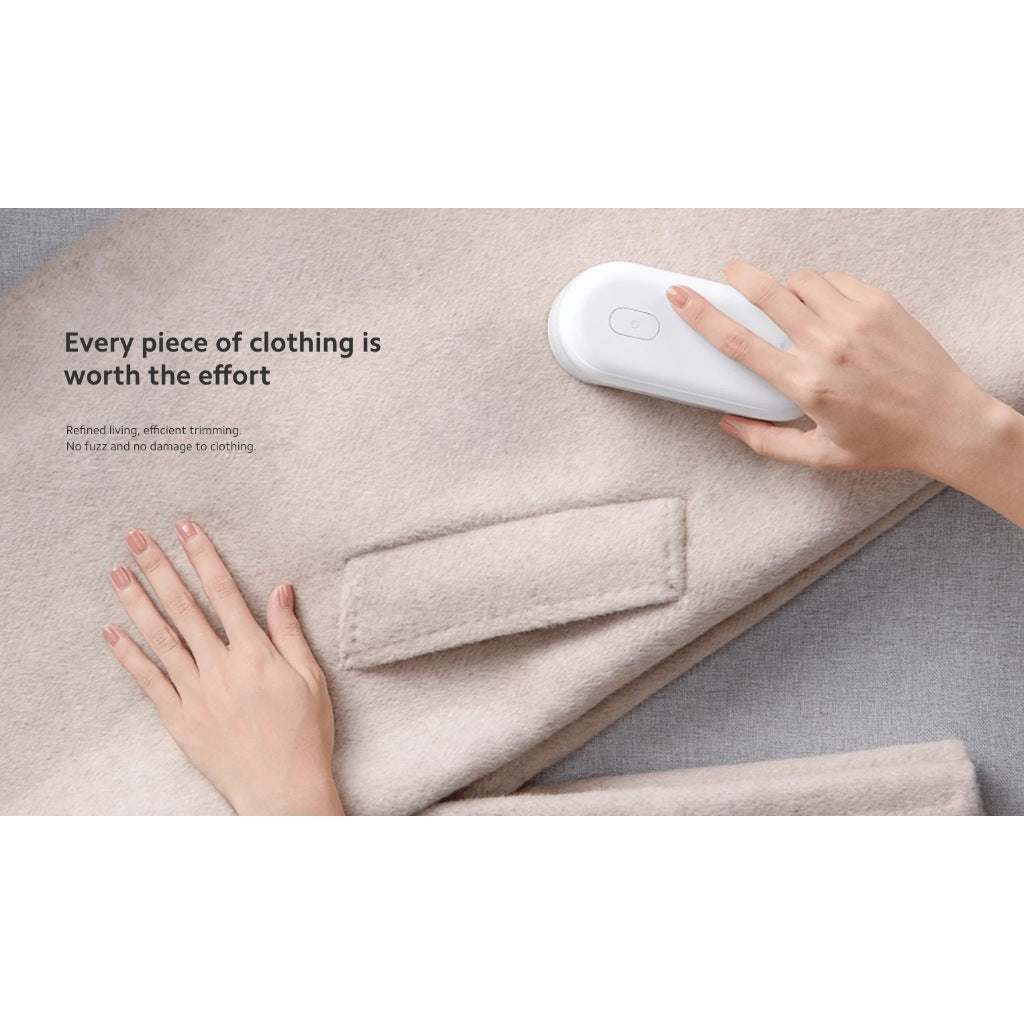 Xiaomi Mijia Lint Remover USB-C Rechargeable Fabric Shaver | 5-Blade Strong Suction | For Clothes & Sofa