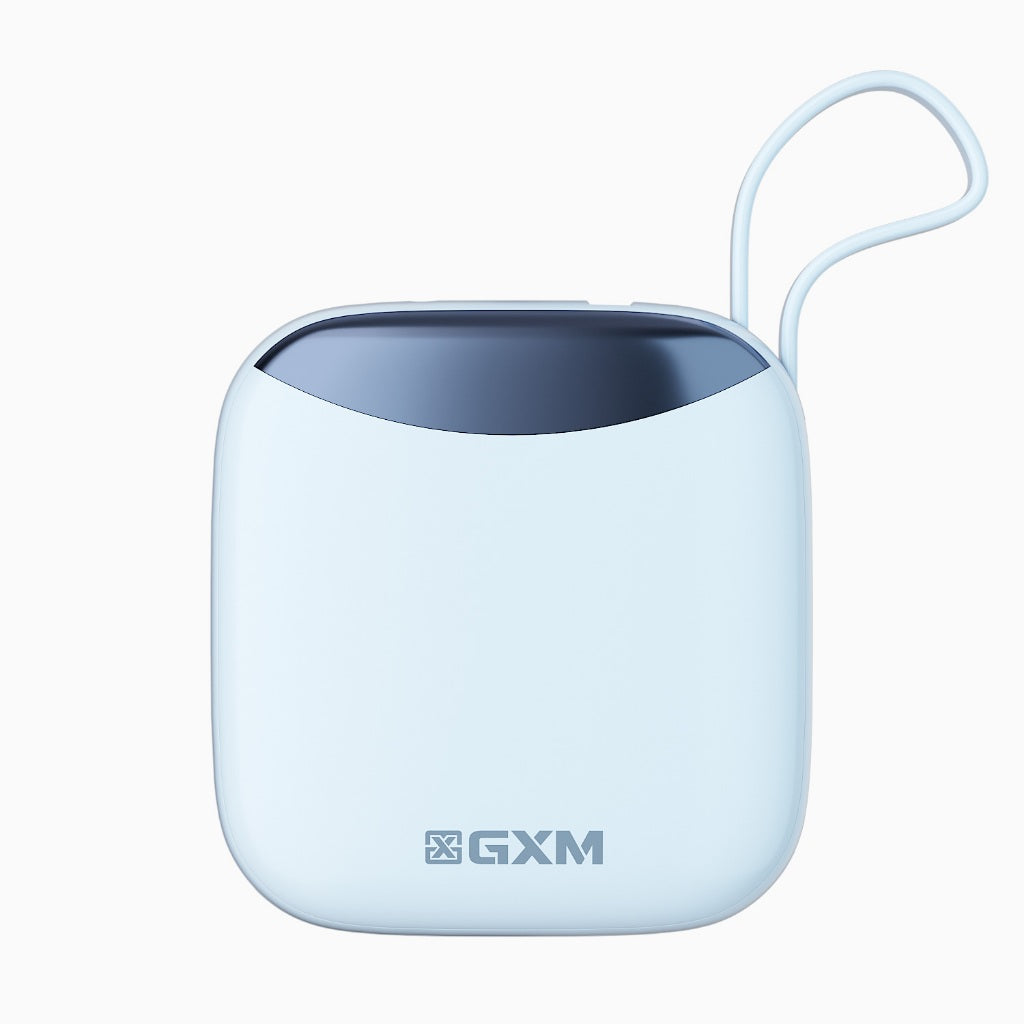 GXM 35W Portable Power Bank Fast Charging Charge 4 devices simultaneously Built-in Type-C Lighlning Cable