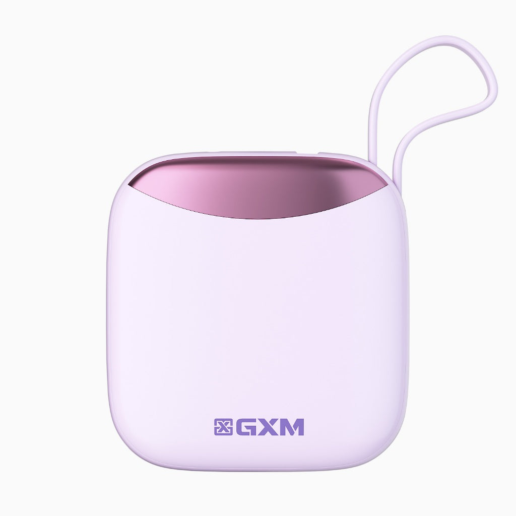GXM 35W Portable Power Bank Fast Charging Charge 4 devices simultaneously Built-in Type-C Lighlning Cable