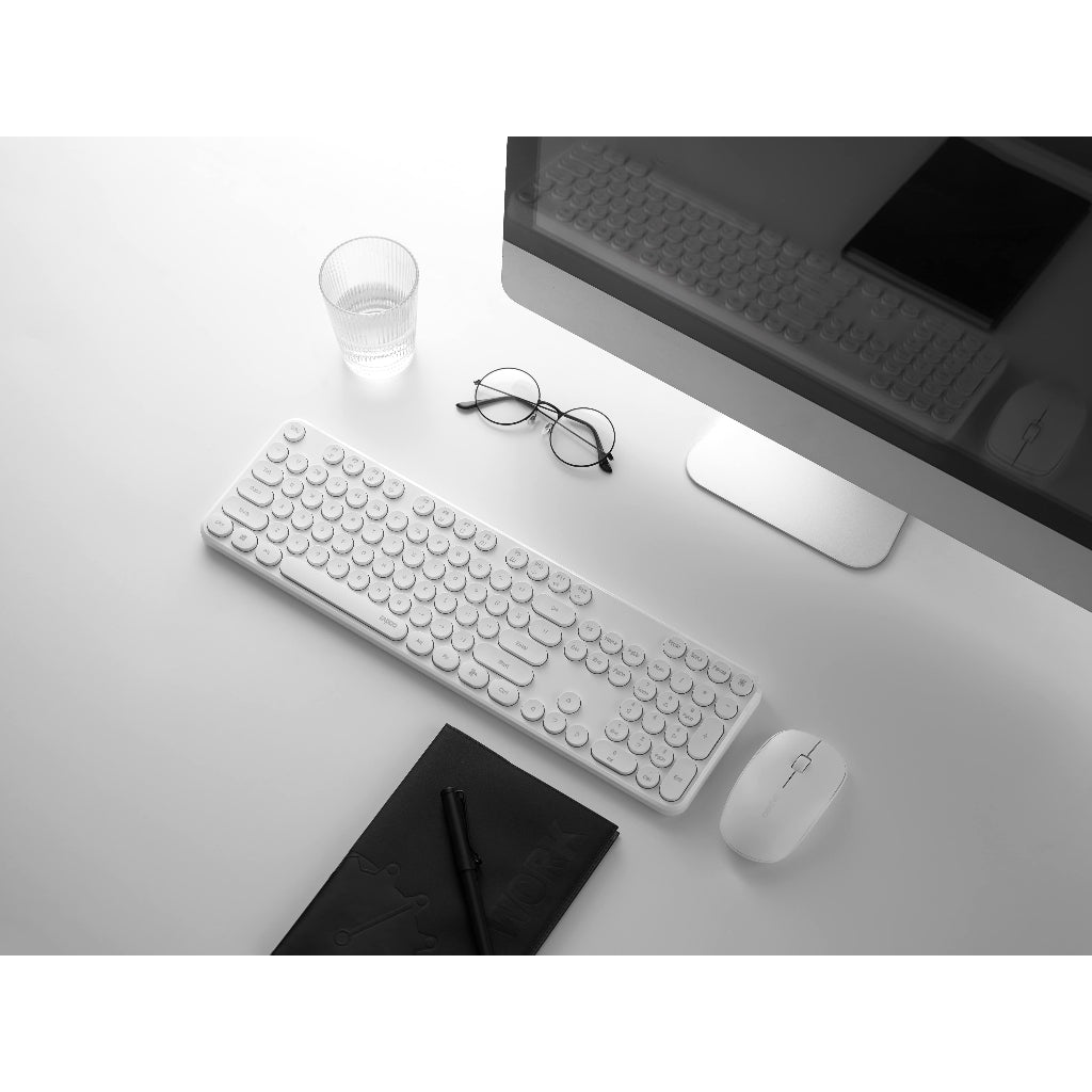 RAPOO X260S 2.4G Wireless Keyboard Mouse Set | Silent Typing | 1000DPI Optical Mouse | 24-Month Warranty