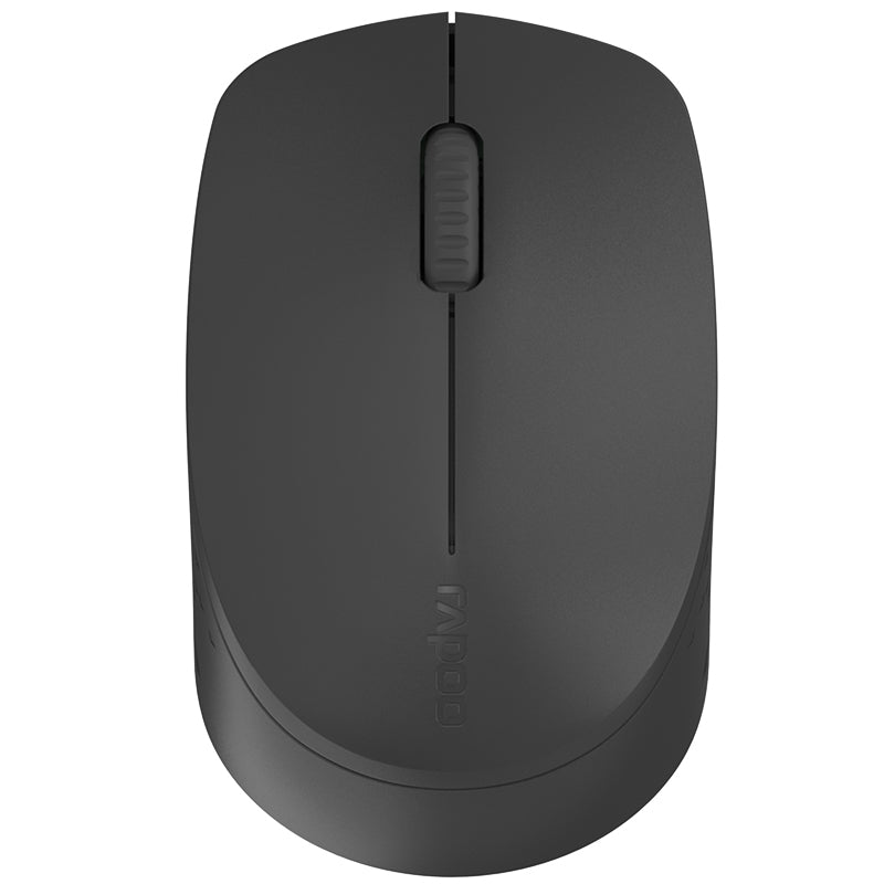RAPOO M100 Silent Wireless Mouse | Silent Click | Ergonomic & Ambidextrous | Tri-Mode BT 2400 DPI