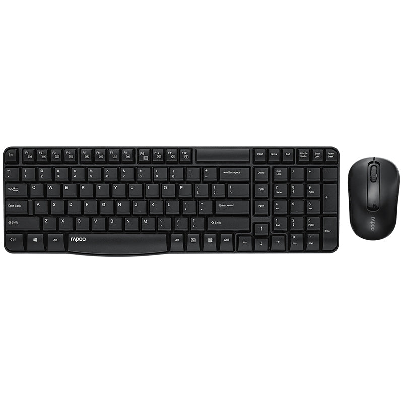 RAPOO X1800S Wireless Keyboard & Mouse Combo | E1050 + M10 Plus | 2.4G | 104 Keys | 1200DPI | 2-Year SG Warranty