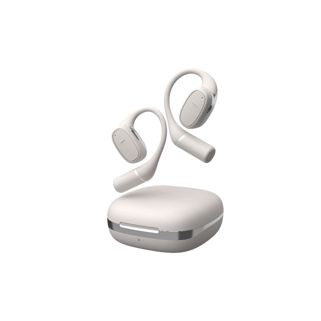 GXM V49 OWS Open-Ear Bluetooth 5.3 Earbuds, 8H Battery Life AI Noise Reduction IP54 Sports Wireless Earphone Earbuds