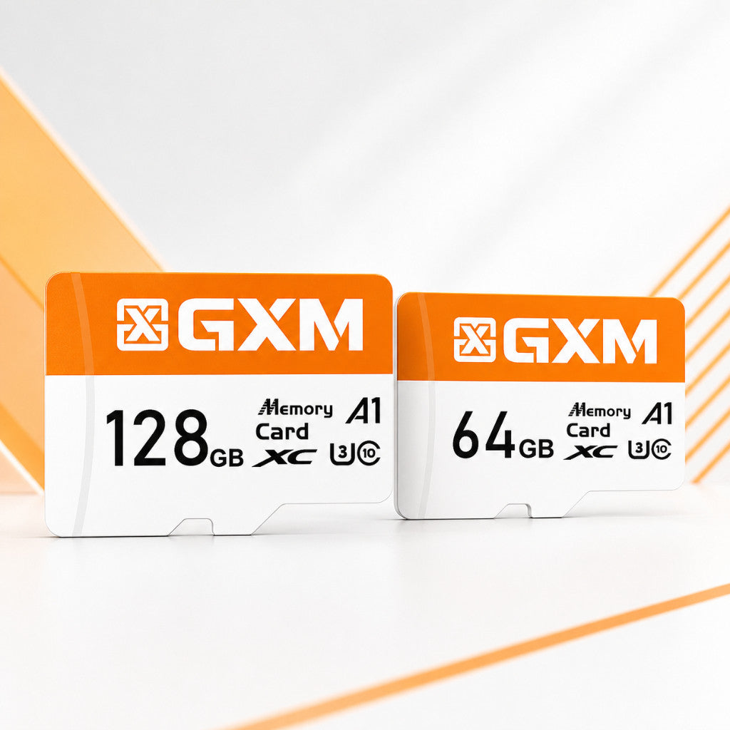 GXM High-Speed Ultra Memory Card CCTV Home Security Camera Dash Cam MicroSD Card SDXC U3 A1 A2 A3 Class 10 64GB TF Card