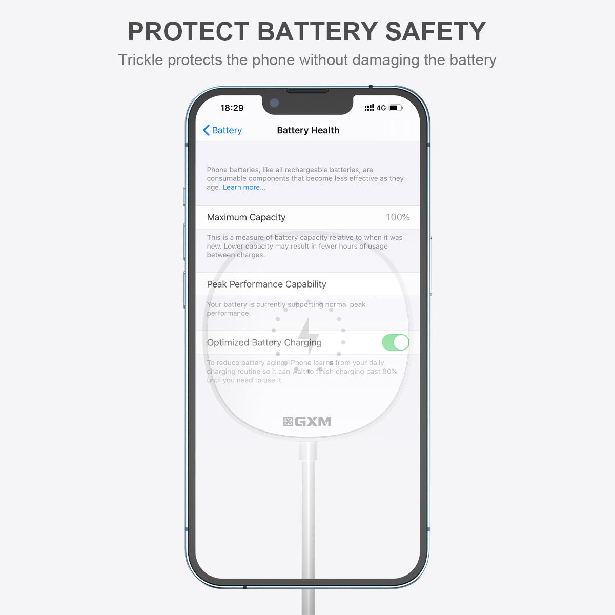 GXM 15W 3 in 1 Wireless Charger Compatible with iPhones Airpods All Series Apple Watch all Series Stronger Magnetic