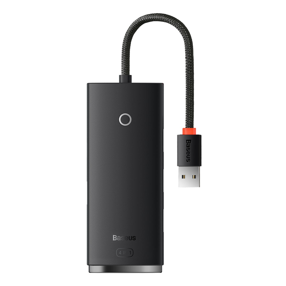 Baseus Lite Series 4-Port USB-A & Type-C Hub Adapter 5Gbps Data Transmission Plug and Play Windows macOS Linux Android IOS -Black