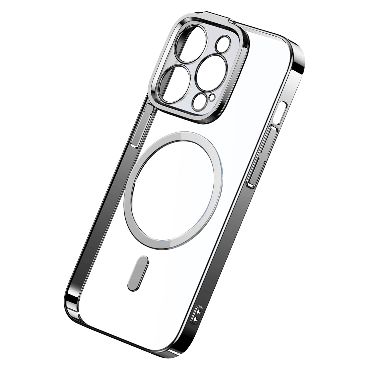 Baseus iP 14 Glitter Series Magnetic Case + FREE Tempered Glass Screen Protector Magsafe Strong Magnet Fingerprint Proof Lens Protection Electroplated Frame For iPhone 14 Pro Max Plus