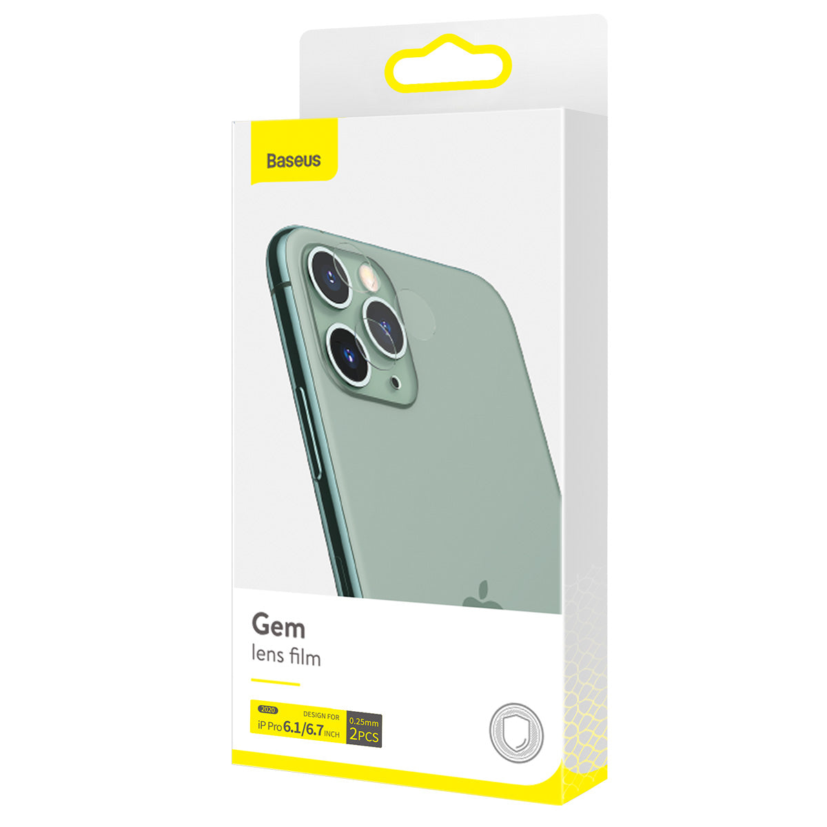 Baseus iPhone 12 Camera Lens Protector 0.25MM 2Pcs Set Anti Finger Print Scratches Lens Protector Tempered Glass