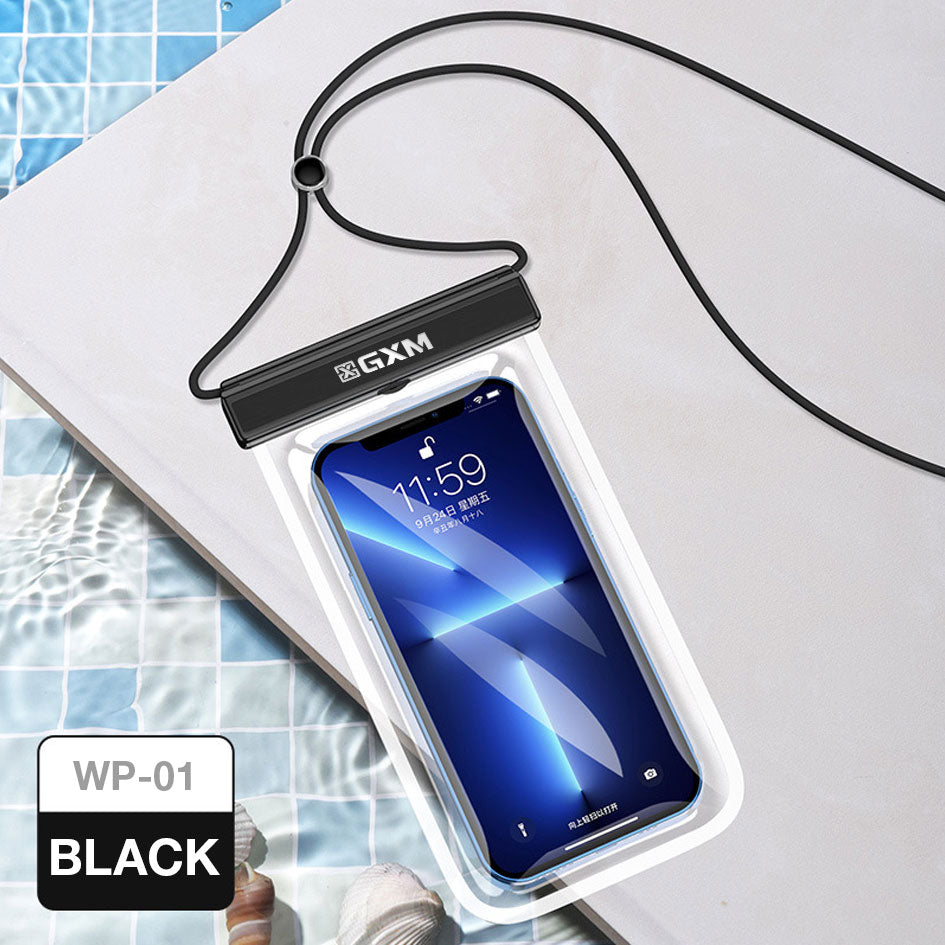 GXM Waterproof Phone Case Bag Sensitive Touch IPX8 Waterproof Up to 7.2" Phones Swimming Snorkeling Surfing Beach Iphone Samsung OPPO Xiaomi Huawei LG