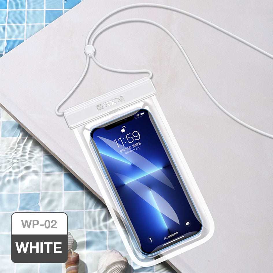 GXM Waterproof Phone Case Bag Sensitive Touch IPX8 Waterproof Up to 7.2" Phones Swimming Snorkeling Surfing Beach Iphone Samsung OPPO Xiaomi Huawei LG