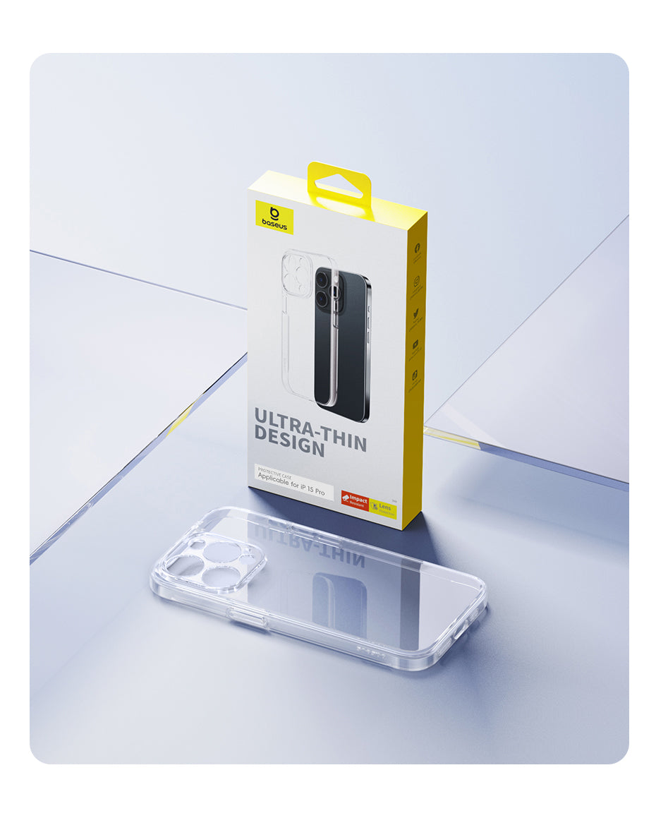 Baseus iPhone 15 Lucent Magnetic Phone Case Magsafe Magnetic Design Lens Protection Dustproof For iPhone 15 Pro Max