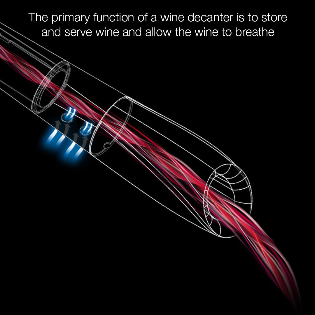 Circle Joy 4 in 1 Automatic Wine Opener Set Gift Package Red Wine Bottle Stopper Stainless Steel Wine Pourer Decanter