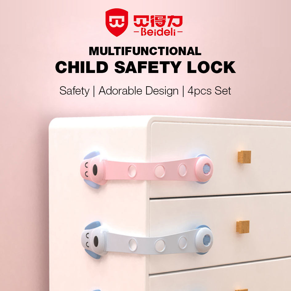 Beideli Baby Child Safety Lock Drawer Window Toilet Sliding Door Wardrobe Cabinet Lock For Kids Children Safety