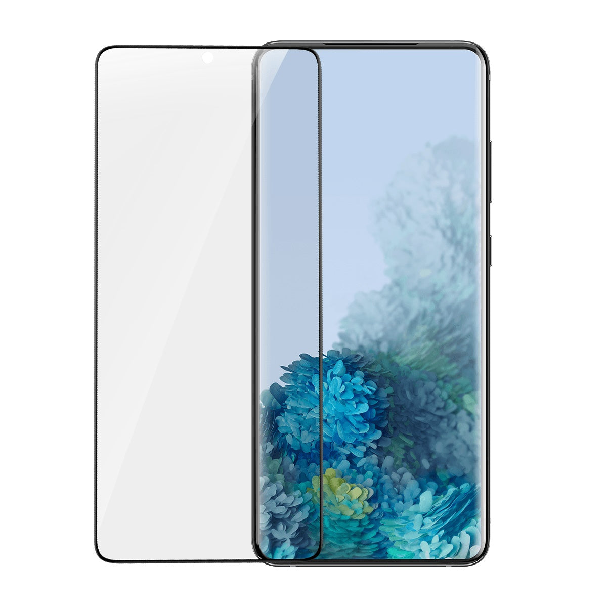 BASEUS S20 S20 Plus 2pcs Set Full Cover Soft Tempered Glass Screen Protector Anti Fingerprint HD Clear 9H Anti Impact Tempered Glass