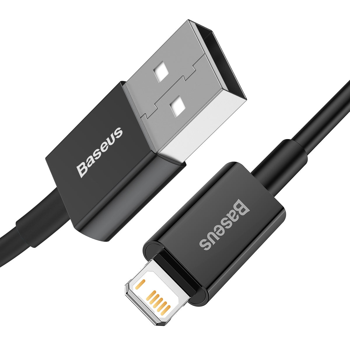 Baseus Superior Lightning 2.4A USB To Lightning iP Quick Charge Data 480Mbps TPE Anti Break Durable 1M 2M Cable