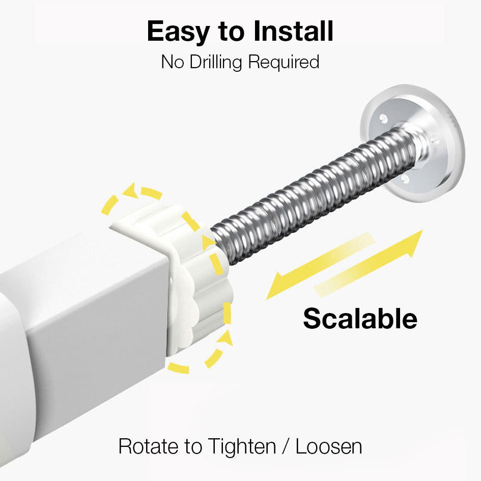 Baby Safety Gate Automatic Close Length Customization Swing Gate For Children Pet