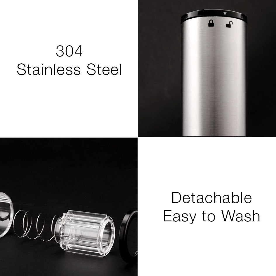 Circle Joy 4 in 1 Automatic Wine Opener Set Gift Package Red Wine Bottle Stopper Stainless Steel Wine Pourer Decanter