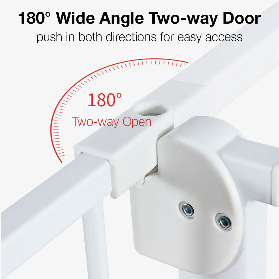 Baby Safety Gate Automatic Close Length Customization Swing Gate For Children Pet