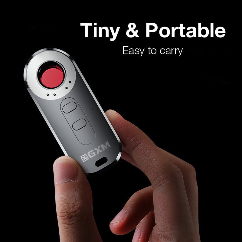 GXM AK400 3 in 1 Camera Detector Detect Hidden Spy Camera Infrared Scan Vibration Sensing Anti-theft Alarm GPS Detector Infrared Multifunctional Pinhole Sound Light Alarm Vibration Sensing Alarm Device