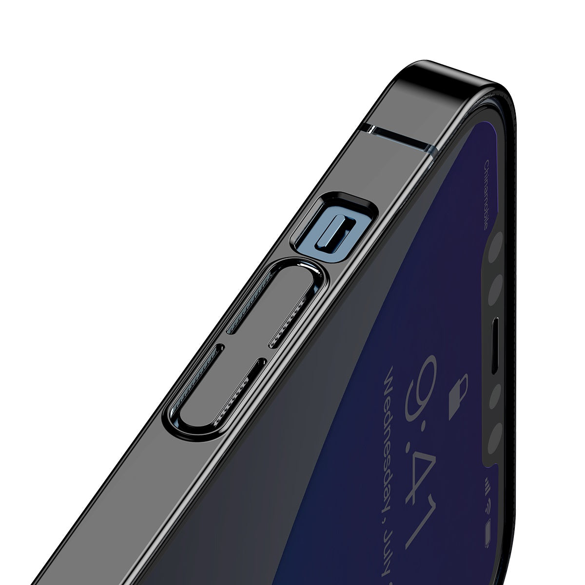 Baseus Glitter iPhone 12 Pro MAX 5.4/6.1/6.7 inch Transparent Fitted Anti Shock Transparent Ultra Thin Back Casing Cover Case