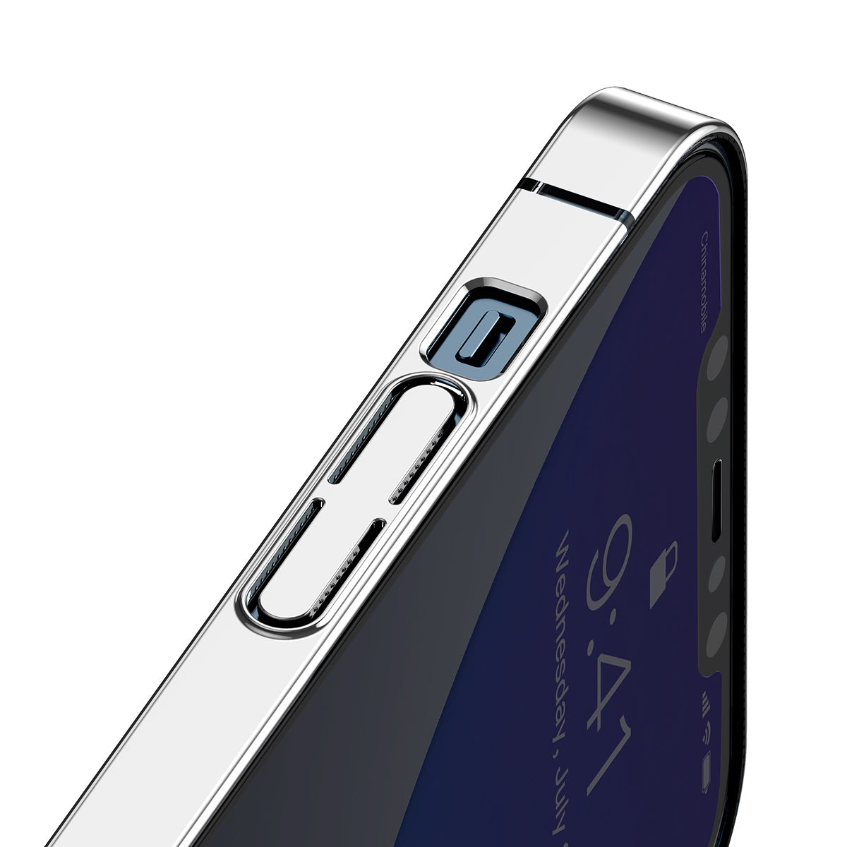 Baseus Glitter iPhone 12 Pro MAX 5.4/6.1/6.7 inch Transparent Fitted Anti Shock Transparent Ultra Thin Back Casing Cover Case