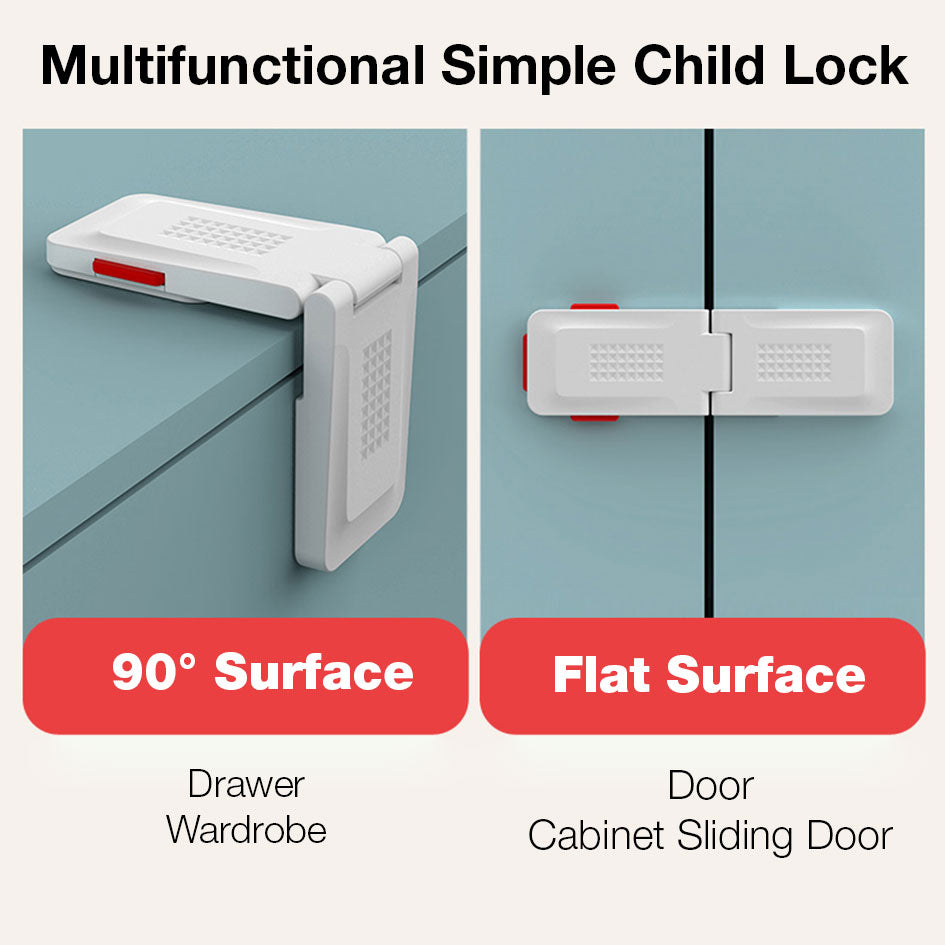 Beideli Baby Child Safety Lock Drawer Window Toilet Sliding Door Wardrobe Cabinet Lock For Kids Children Safety