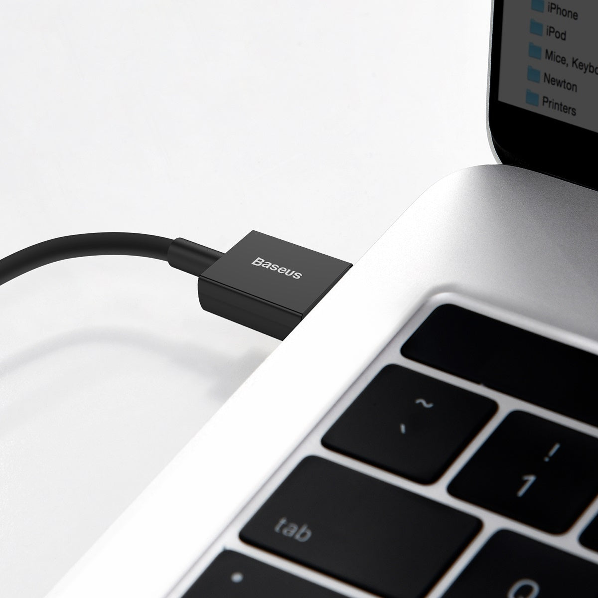 Baseus Superior Lightning 2.4A USB To Lightning iP Quick Charge Data 480Mbps TPE Anti Break Durable 1M 2M Cable