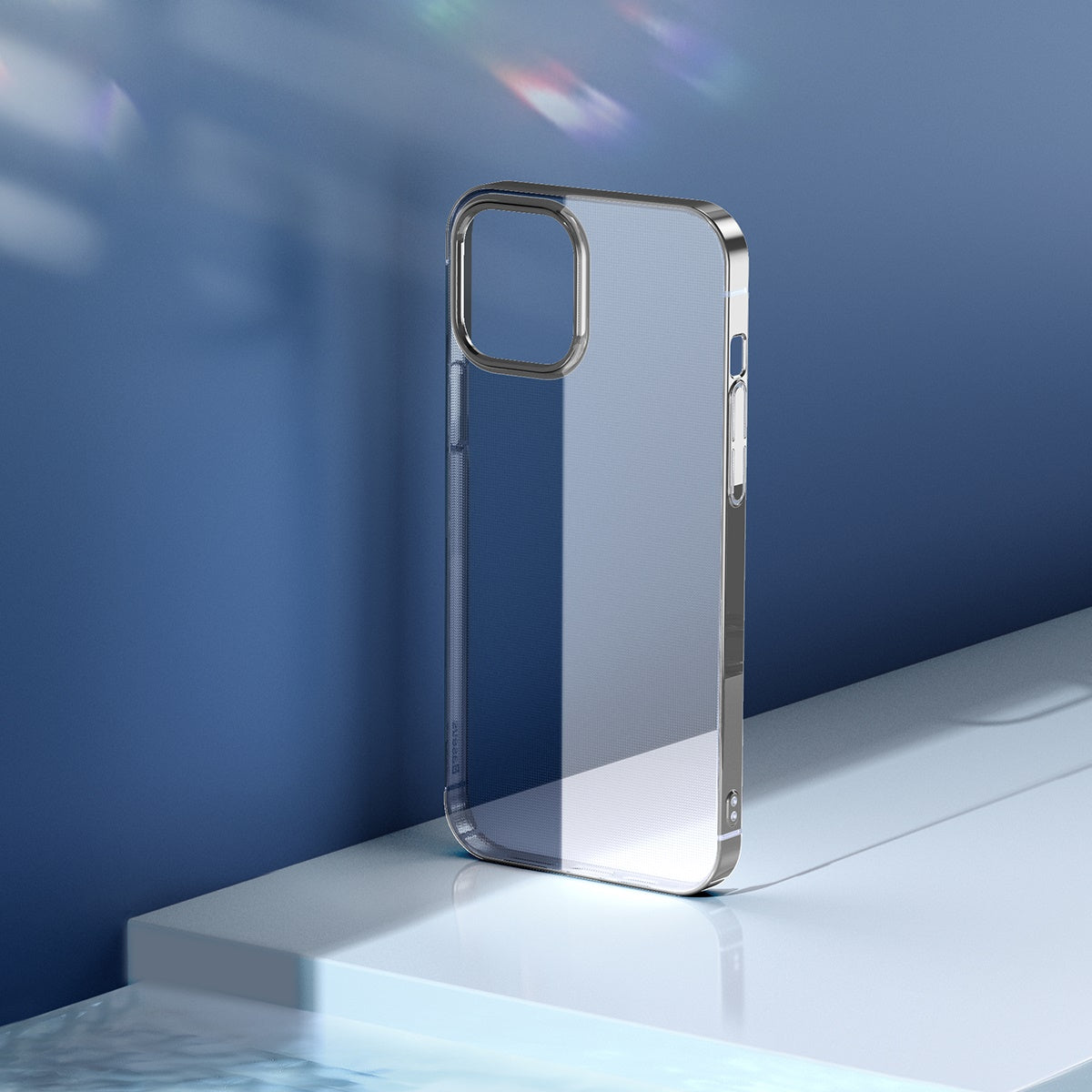 Baseus Glitter iPhone 12 Pro MAX 5.4/6.1/6.7 inch Transparent Fitted Anti Shock Transparent Ultra Thin Back Casing Cover Case