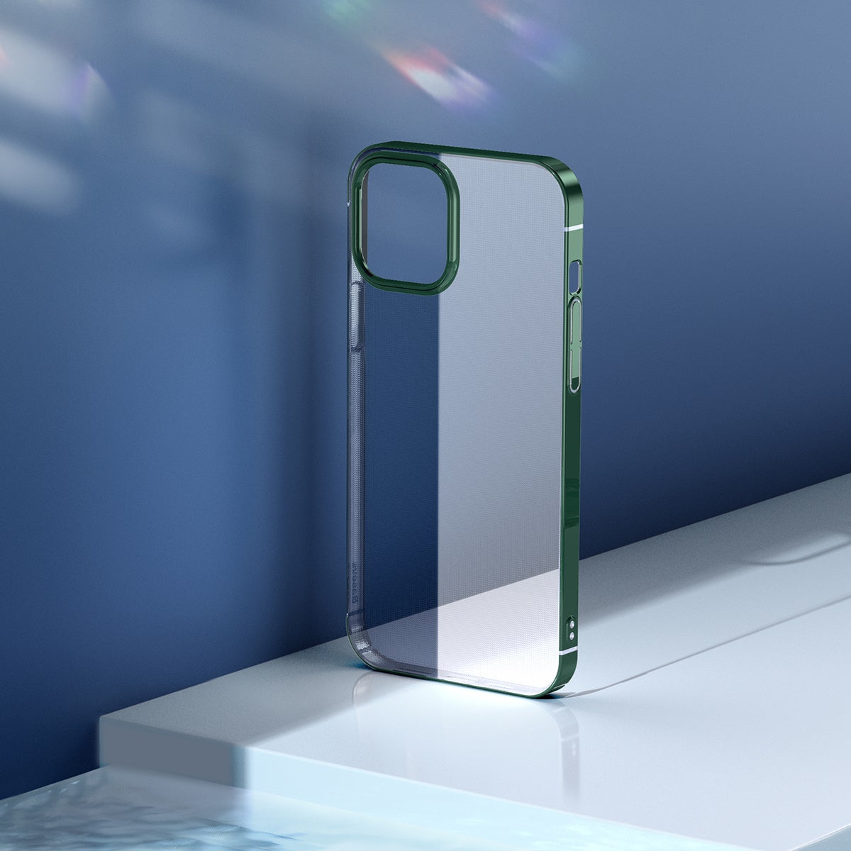 Baseus Glitter iPhone 12 Pro MAX 5.4/6.1/6.7 inch Transparent Fitted Anti Shock Transparent Ultra Thin Back Casing Cover Case