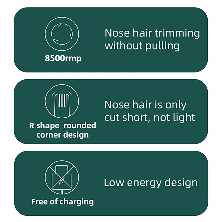 Xiaomi Huanxing HN3 mini electric nose hair trimmer sharp blade body wash portable minimalist design waterproof safe for family